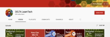 screenshot of LearnTech YouTube