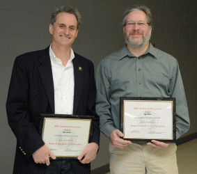John Gordon and Jeff Webster received DELTA's Awards of Excellence nominations for the Provost Unit. Photo credit: Marc Hall