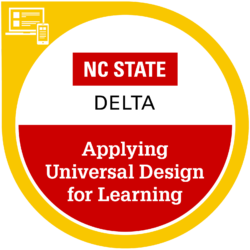 Badge for Universal Design for Learning - Applying