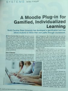 image of article featuring DELTA's gamification module for Moodle