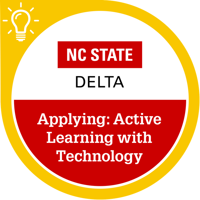 Digital badge for Applying: Active Learning with Technology