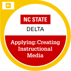 Digital badge for Applying: Creating Instructional Media