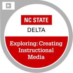 Digital badge for Exploring: Creating Instructional Media