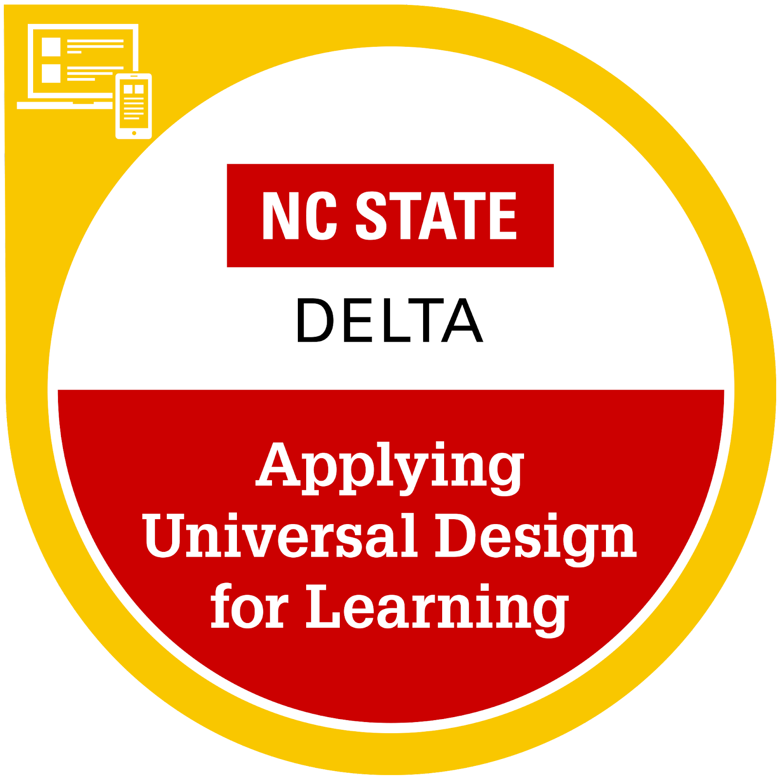 Badge for Applying Universal Design for Learning